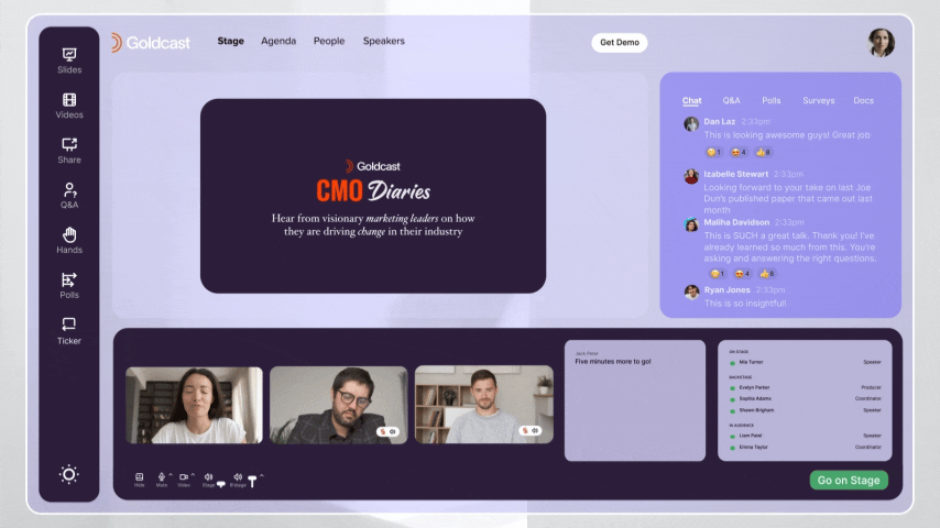 Enhanced Stage Controls