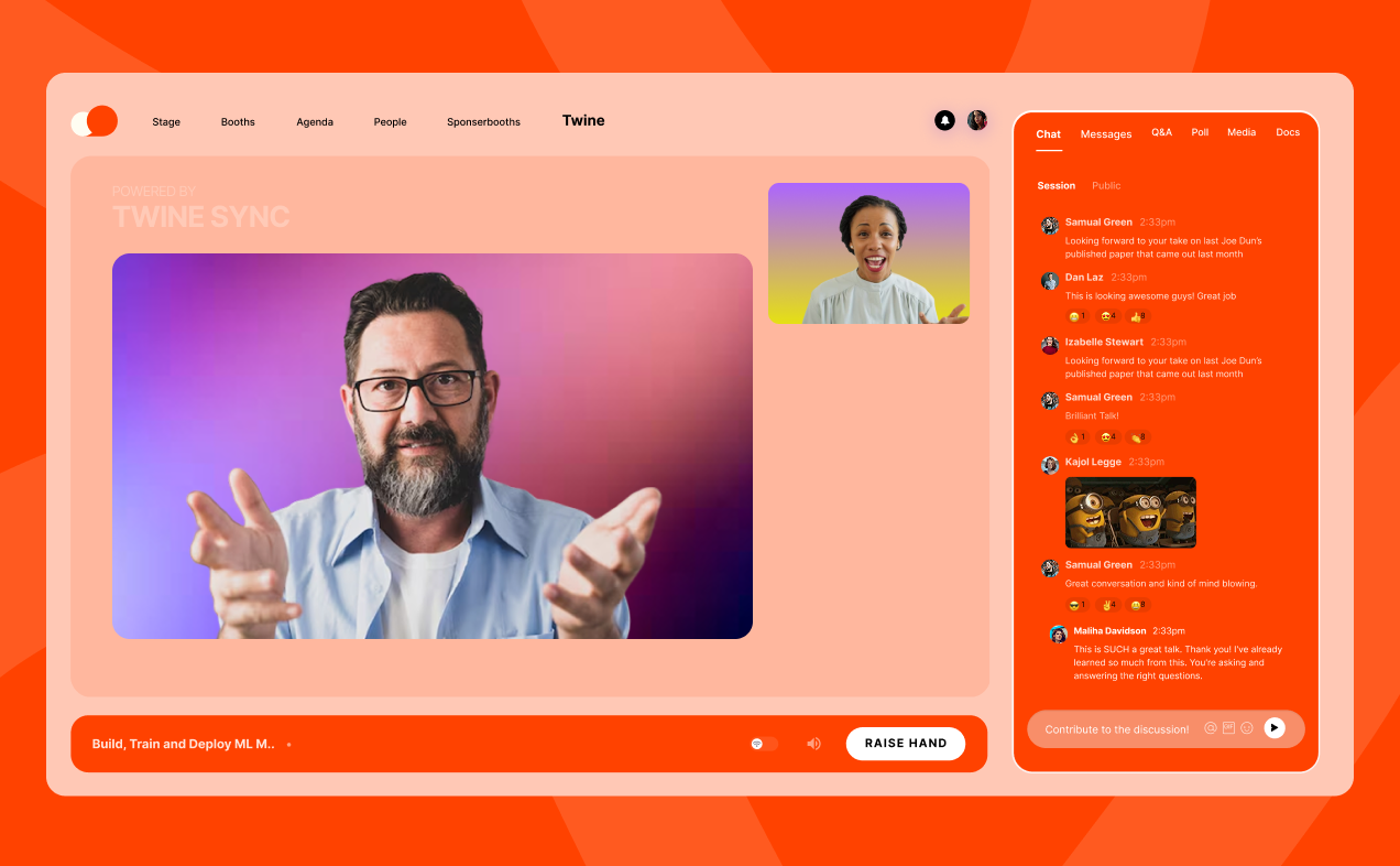 Boost engagement with speed networking.