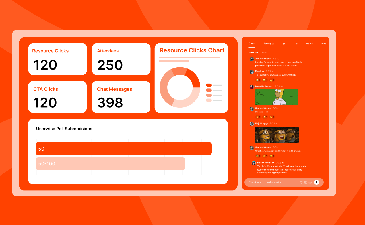Foster real-time interaction. 