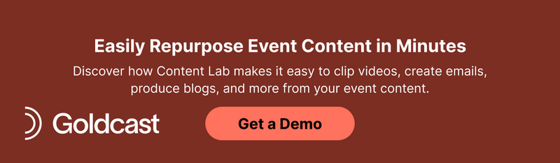 Easily Repurpose Event Content in Minutes