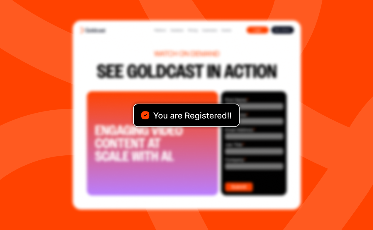 One page to register and attend.