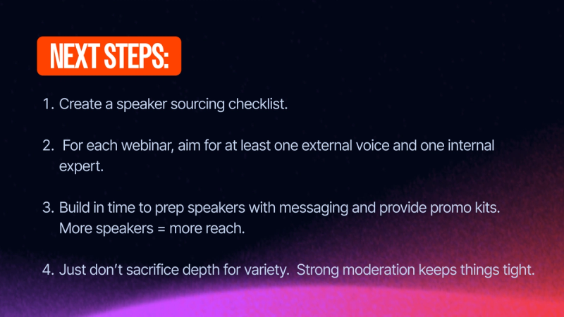 use more speakers in your webinars to boost engagement 