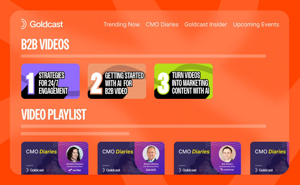 Engage and nurture attention into pipeline