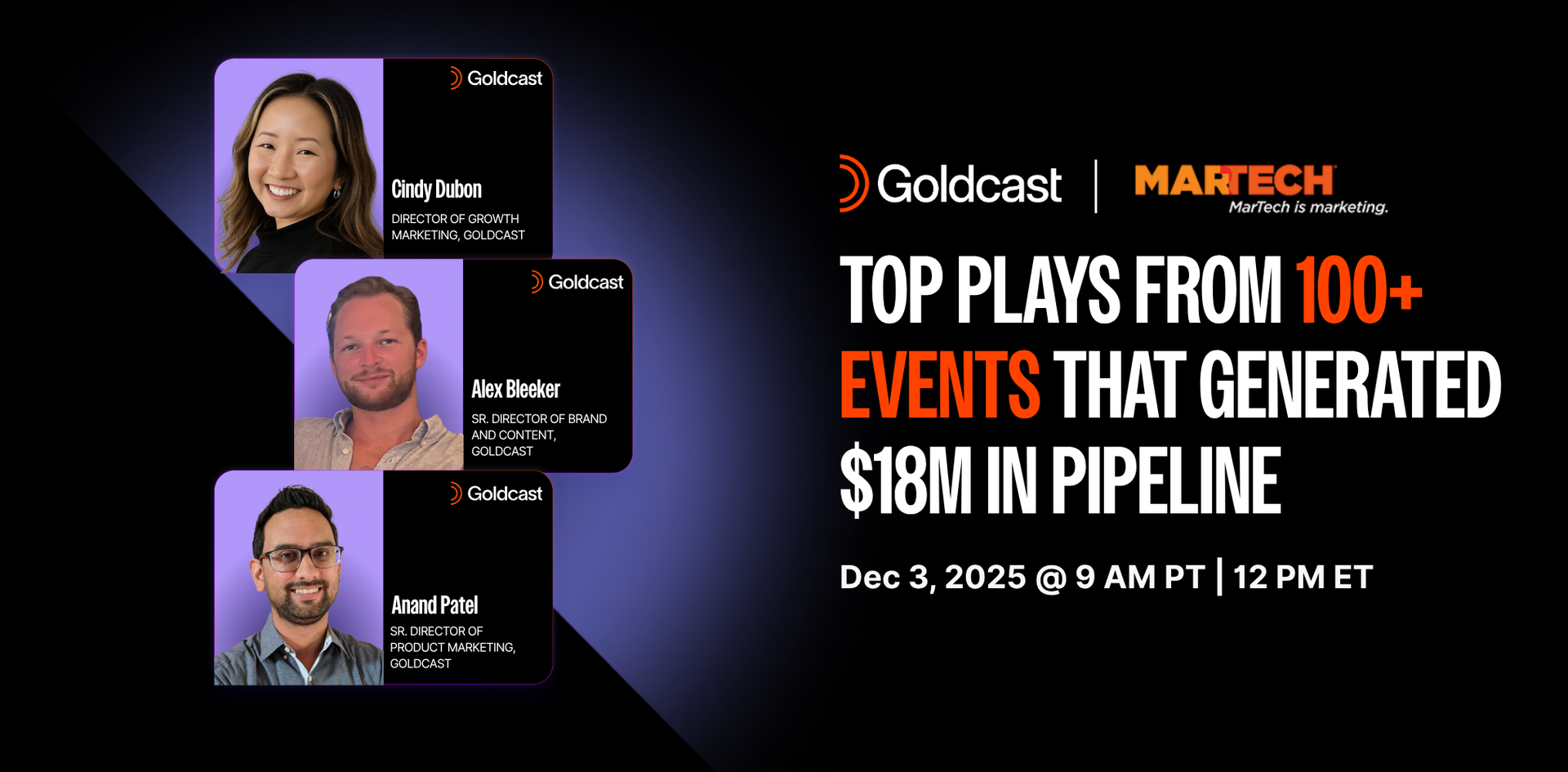 Top Plays from 100+ Events That Generated $18M in Pipeline