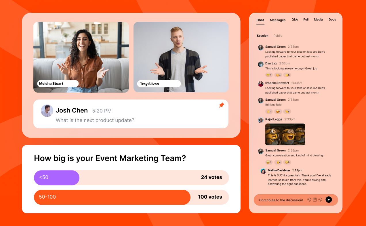Use production tools to create TV-like engagement.  