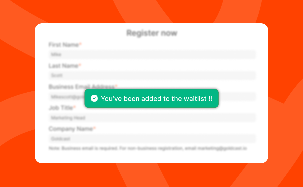 Registration caps and waitlists to keep events exclusive.