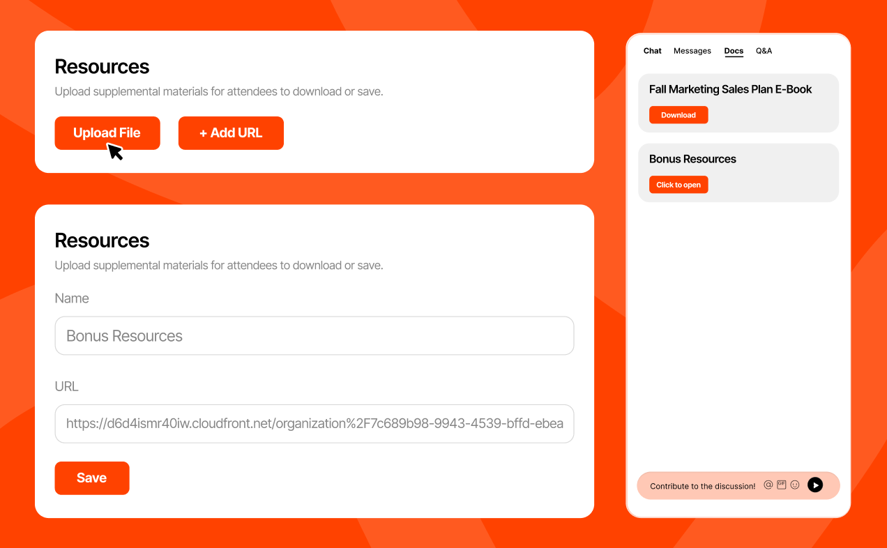 Share resources, capture insights. 
