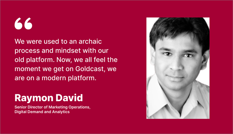 Raymon david about Goldacst