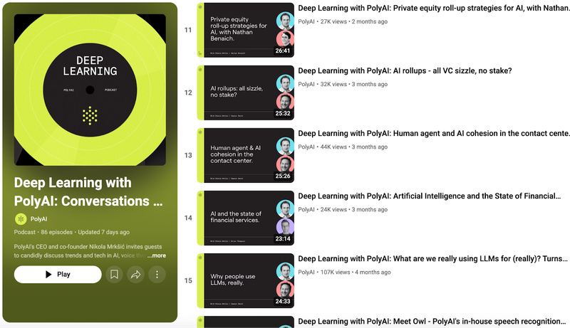 PolyAI's podcast