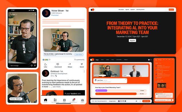 Unify your webinar and video strategy. Cut the complex tech stack.