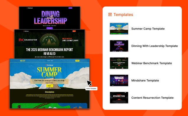 You bring your marketers. Goldcast brings the editors and brand police.