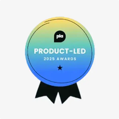 Product led award 2025 by PMA